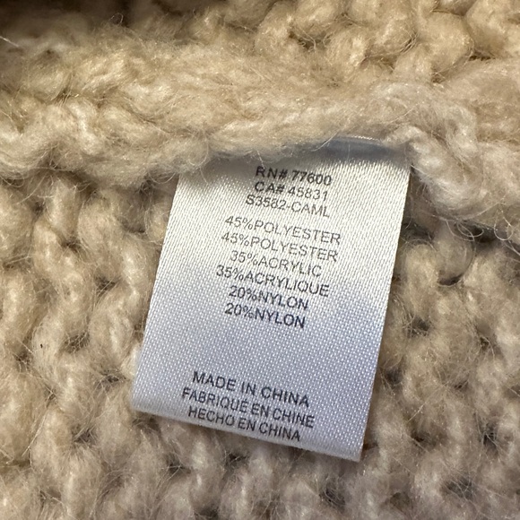 Saltwater Luxe Hello Sunshine Open Knit Cardigan M Coastal Boho - Picture 10 of 10